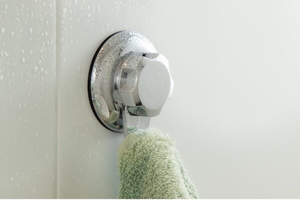 Samoprzylepne metalowe haczyki w kolorze srebra zestaw 4 szt. Bestlock Bath – Compactor