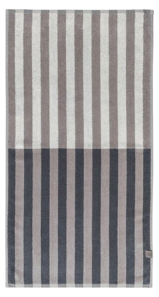 Niebiesko-szary ręcznik z bawełny organicznej 50x90 cm Disorder – Mette Ditmer Denmark