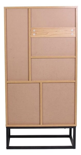 Loftowa biblioteczka z szufladami 120x60cm | Umeblowana.com