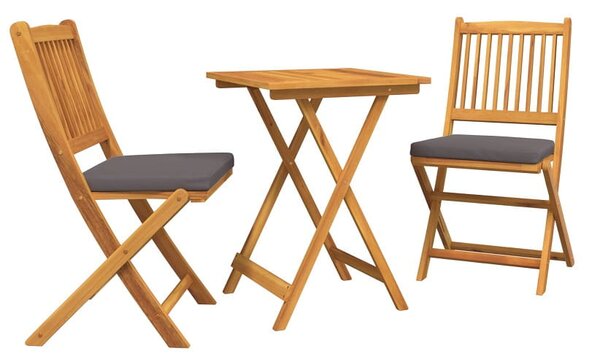 Stolik z krzesłami na balkon + poduszki | Umeblowana.com
