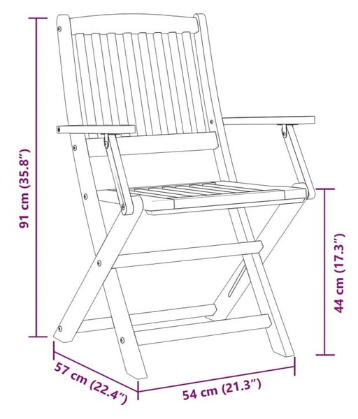Drewniany stół z krzesłami na balkon | Umeblowana.com