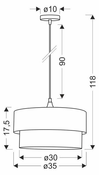 Elegancka zielona lampa wisząca z welurowym abażurem - 4X V156 A6-S48