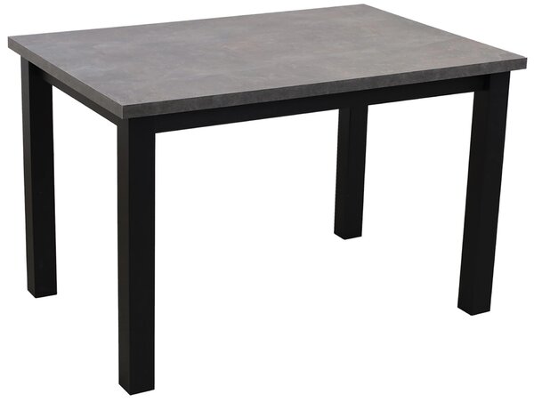 Stół do kuchni jadalni LAP 120x80 Czarny/Beton