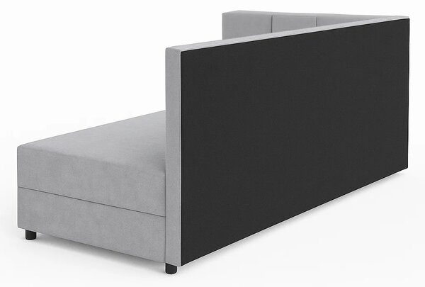 Tapczan łóżko jednoosobowe z pojemnikiem do salonu Sofaro 80x180 Beżowy