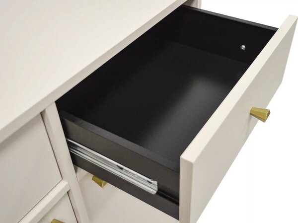 Komoda z szufladami do salonu Sakai 2 2F 2S T826 Beżowy