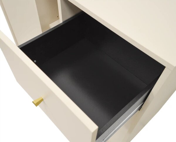 Komoda z szufladami do salonu Sakai 2 2F 2S T826 Beżowy