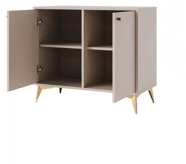Komoda dwudrzwiowa do salonu Sakai 1 2F T812 Beżowy