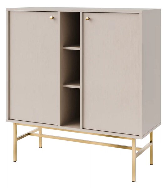 Komoda dwudrzwiowa do salonu Sakai 3 2F T822 Beżowy
