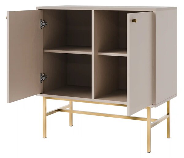 Komoda dwudrzwiowa do salonu Sakai 3 2F T812 Beżowy