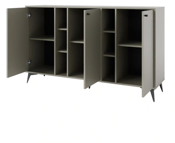 Komoda trzydrzwiowa do salonu Sakai 1 3F T823 Eukaliptus