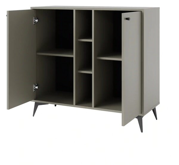 Komoda dwudrzwiowa do salonu Sakai 1 2F T822 Eukaliptus