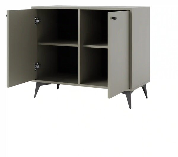 Komoda dwudrzwiowa do salonu Sakai 1 2F T812 Eukaliptus