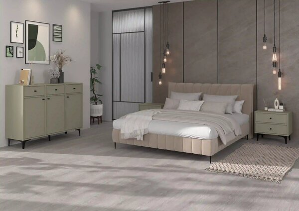 Komoda trzydrzwiowa do salonu Sakai 1 3F T813 Eukaliptus
