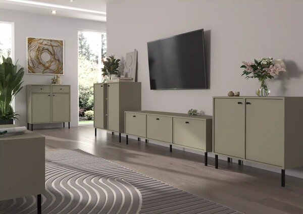 Komoda dwudrzwiowa do salonu Sakai 2 2F T822 Eukaliptus