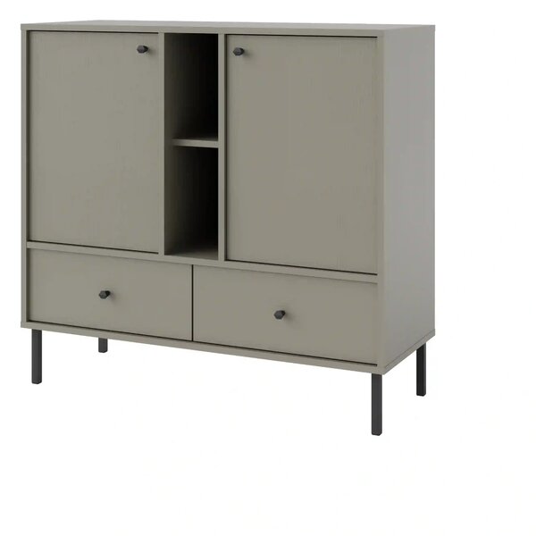 Komoda z szufladami do salonu Sakai 2 2F 2S T825 Eukaliptus