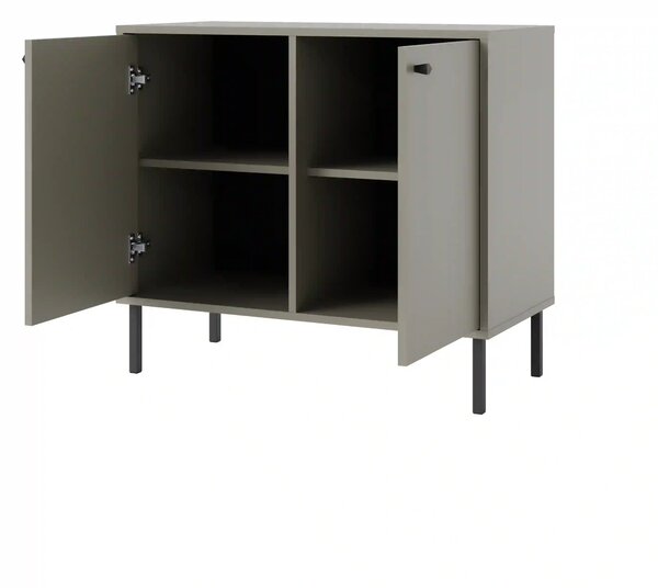 Komoda dwudrzwiowa do salonu Sakai 2 2F T812 Eukaliptus