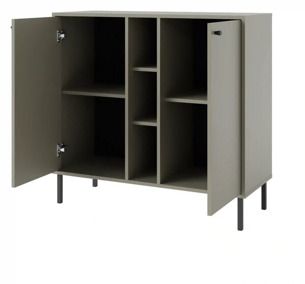 Komoda dwudrzwiowa do salonu Sakai 2 2F T822 Eukaliptus