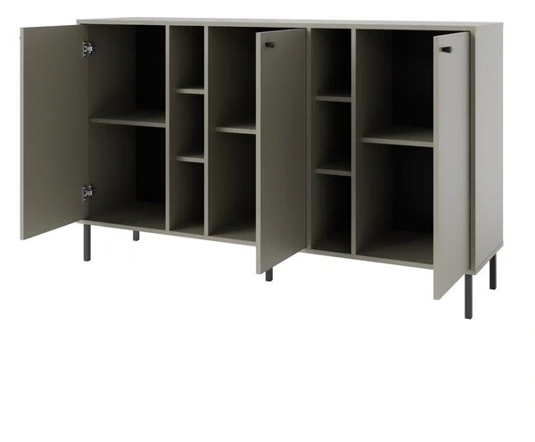 Komoda trzydrzwiowa do salonu Sakai 2 3F T823 Eukaliptus