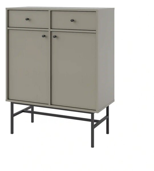 Komoda z szufladami do salonu Sakai 3 2F 2S T826 Eukaliptus