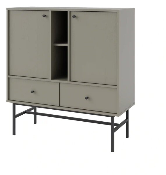 Komoda z szufladami do salonu Sakai 3 2F 2S T825 Eukaliptus