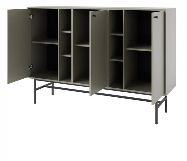 Komoda trzydrzwiowa do salonu Sakai 3 3F T823 Eukaliptus
