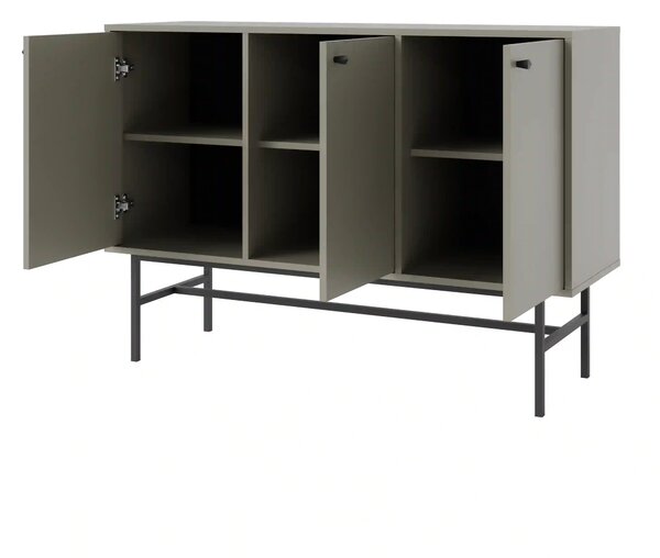 Komoda trzydrzwiowa do salonu Sakai 3 3F T813 Eukaliptus