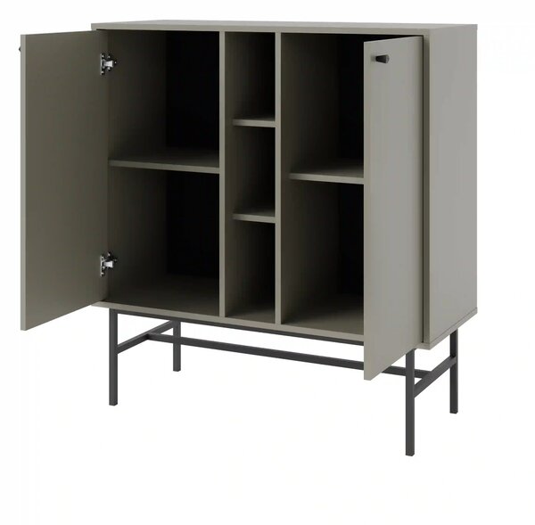 Komoda dwudrzwiowa do salonu Sakai 3 2F T822 Eukaliptus