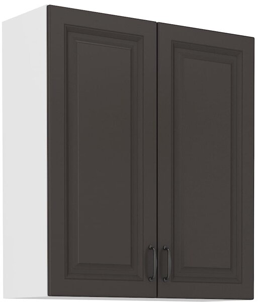 Szafka kuchenna wisząca górna STILO 80 G-90 2F Grafit/Biały