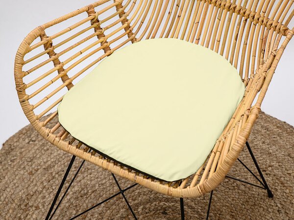 Poduszka na krzesło DIRE jasnożółta