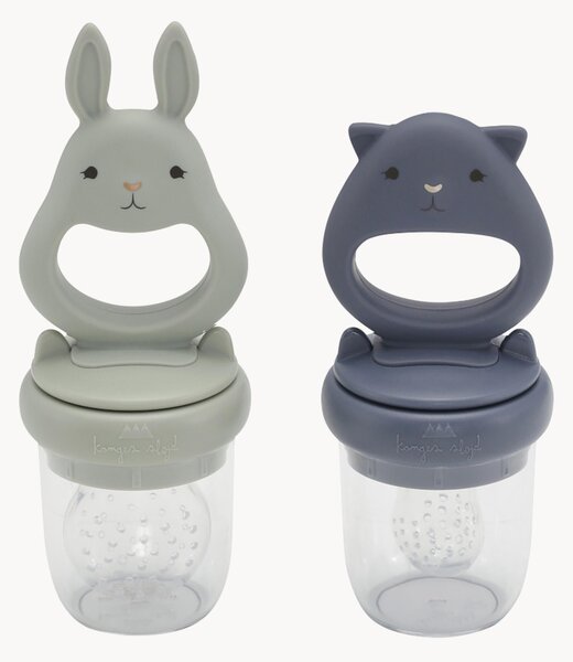 Komplet gryzaków na owoce Bunny, 2 elem