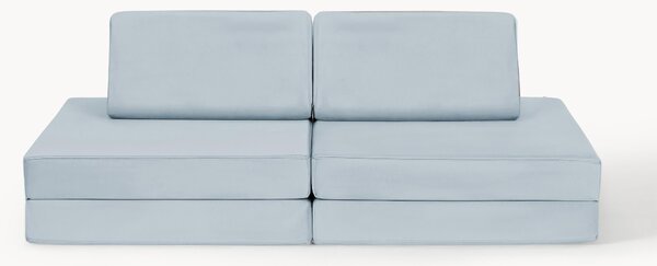 Ręcznie wykonana sofa modułowa z aksamitu dla dzieci Mila