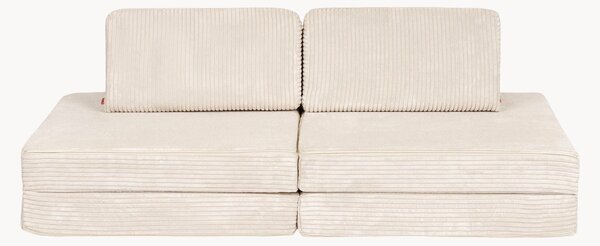 Ręcznie wykonana dziecięca sofa modułowa ze sztruksu Mila