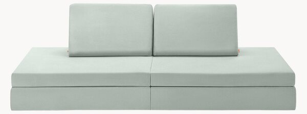 Ręcznie wykonana sofa modułowa z aksamitu dla dzieci Mila