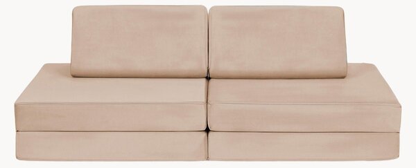 Ręcznie wykonana sofa modułowa z aksamitu dla dzieci Mila