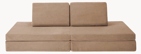 Ręcznie wykonana dziecięca sofa modułowa ze sztruksu Mila
