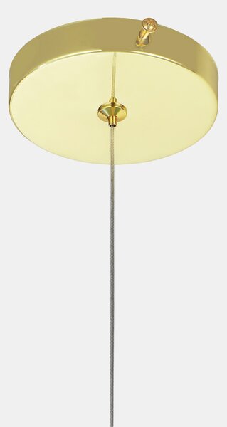 NOWOCZESNA LAMPA SUFITOWA WISZĄCA KLASYCZNE ZŁOTO LEDO W4