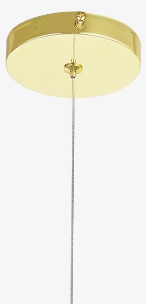 NOWOCZESNA LAMPA SUFITOWA WISZĄCA KLASYCZNE ZŁOTO LEDO W5