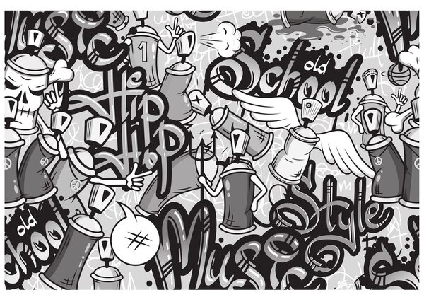 Tapeta nowoczesny street art