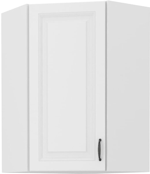 Szafka kuchenna wisząca górna narożna STILO 58x58 GN-90 1 F Biały/Biały