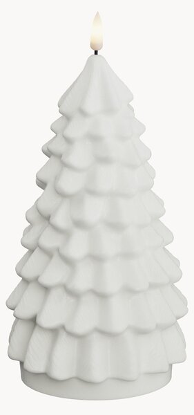 Ręcznie wykonana świeca LED z efektem prawdziwego płomienia Christmas Tree, W 18 cm
