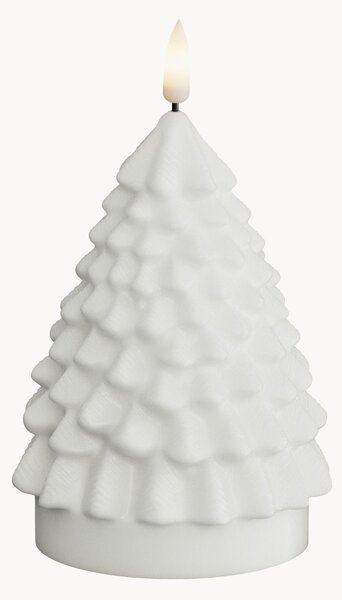 Ręcznie wykonana świeca LED z efektem prawdziwego płomienia Christmas Tree, W 11 cm