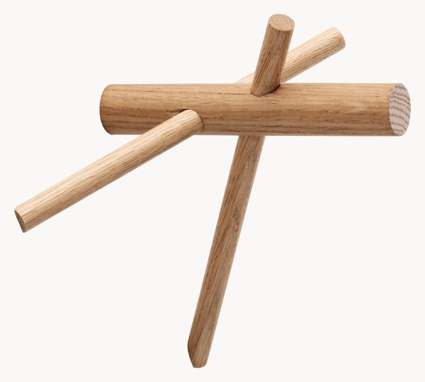 Komplet haków ściennych z drewna Sticks, 2 elem