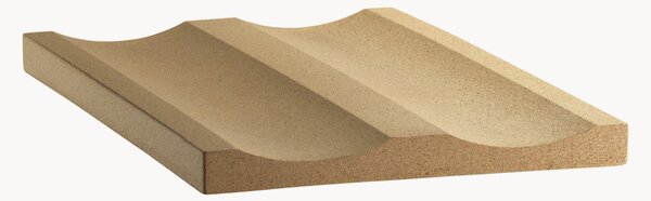 Komplet półek na butelki z korka String System, S 30 x G 19 cm, 2 elem
