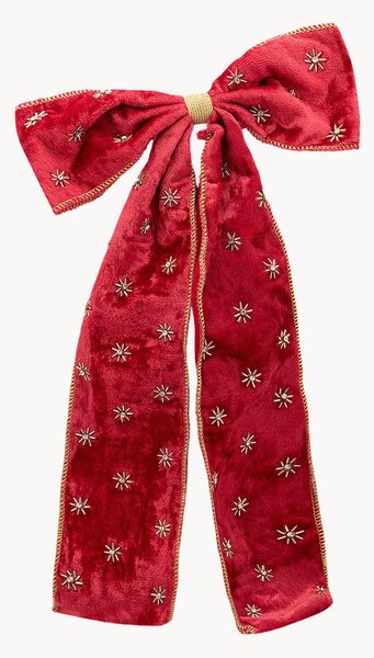 Ręcznie wykonana ozdoba choinkowa Crimson Luxe