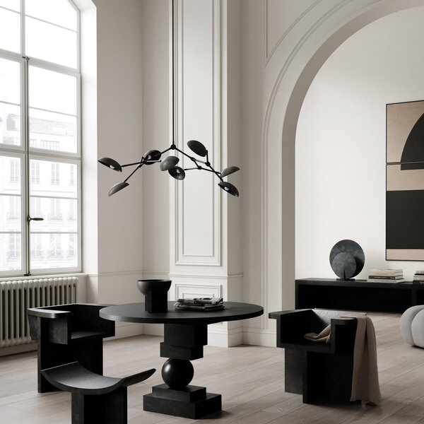 Żyrandol 101 COPENHAGEN, Drop, szary, przedpokój, aluminium, design