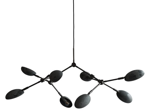 Żyrandol 101 COPENHAGEN, Drop, szary, przedpokój, aluminium, design