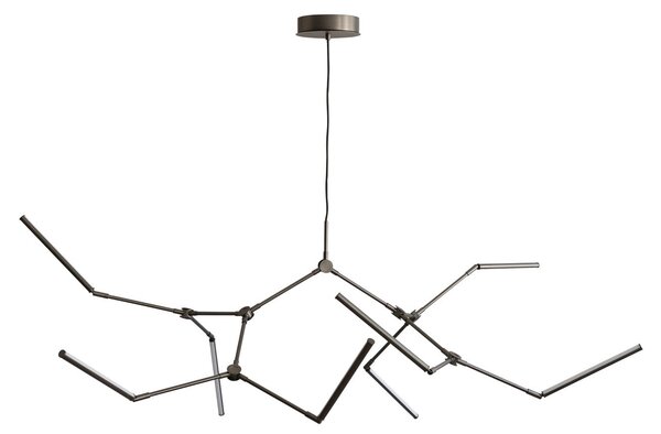 Żyrandol 101 COPENHAGEN, Stick, ściemnialny, antyczny mosiądz, salon, aluminium, design