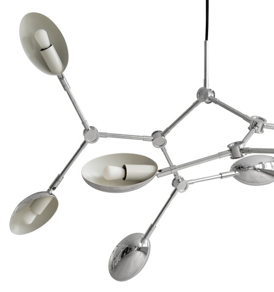 Żyrandol 101 COPENHAGEN, Drop, metaliczny, przedpokój, aluminium, design