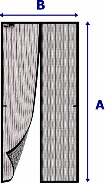 Moskitiera PREMIUM na Drzwi Balkonowe Magnetyczna 90x230 | VOLAN Moxi Door