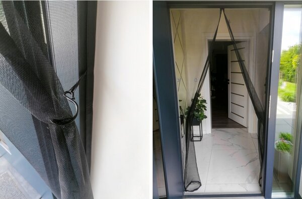 Moskitiera PREMIUM z WŁÓKNA SZKLANEGO na Drzwi Balkonowe Magnetyczna 90x210